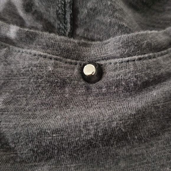 Express NYC Rodeo Tee Gray Black Size Short Sleeve Western Studded Size Small - Picture 5 of 14